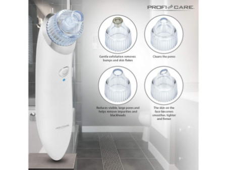PROFI CARE Nettoyant de pores PC-PR 3025, nacre/chrome