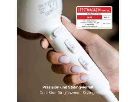 PROFI CARE Sèche-cheveux PC-HT 3010, blanc/champagne