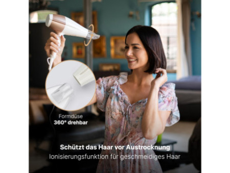 PROFI CARE Sèche-cheveux PC-HT 3010, blanc/champagne
