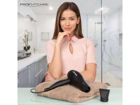 PROFI CARE Sèche-cheveux PC-HTD 3017 AC, noir