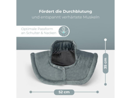 PROFI CARE Coussin chauffant nuque/épaules PC-SNH 3097, gris