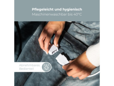 PROFI CARE Couverture chauffante PC-WZD 3061, gris
