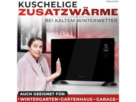 PROFI CARE Chauffage par converteur en verre PC-GKH 3119