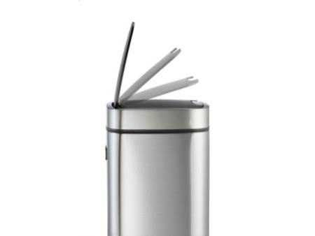 DURABLE Poubelle automatique 'NO TOUCH', 21 litres, argent