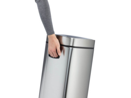 DURABLE Poubelle automatique 'NO TOUCH', 21 litres, argent