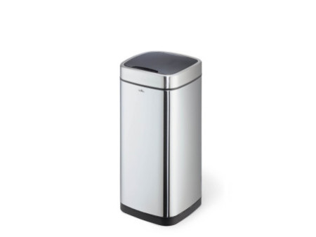 DURABLE Poubelle automatique 'NO TOUCH', 35 litres, argent