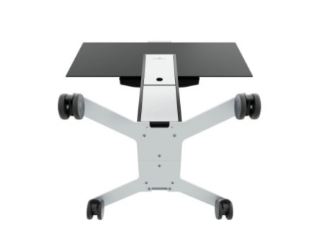 DURABLE Meuble TV mobile 'COWORKSATION', blanc