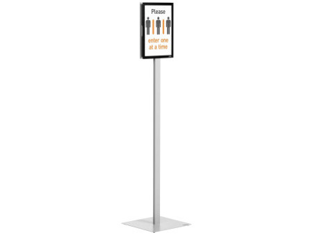 DURABLE Support d'information INFO STAND BASIC, A4, gris