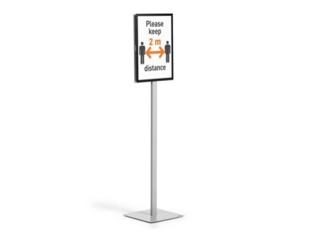 DURABLE Support d'information INFO STAND BASIC, A3, gris
