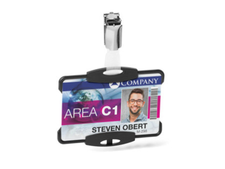 DURABLE Porte-badge 'ECO', pour 1 badge, noir
