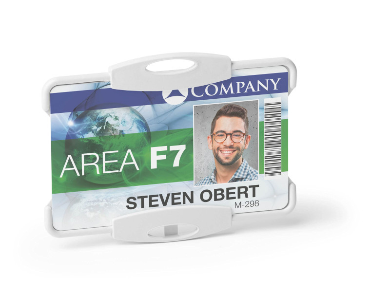 DURABLE Porte-badge 'ECO', pour 1 badge, gris