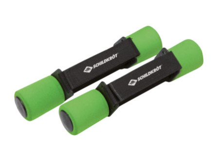 SCHILDKRÖT Haltères Soft, set de 0,5 kg, noir/vert