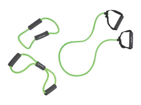 SCHILDKRÖT Kit de cordons de résistance, 3 pièces, noir/vert