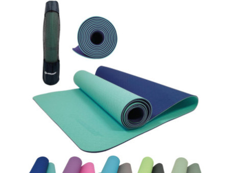 SCHILDKRÖT Tapis de yoga BICOLOR, 4 mm, navy / mint