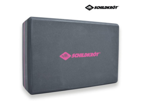 SCHILDKRÖT Bloc de yoga, 200 g, gris/rose