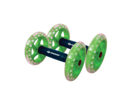 SCHILDKRÖT Roues abdominales Dual Core Wheels, noir/vert