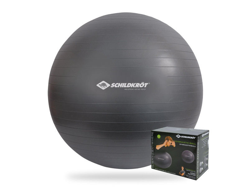 SCHILDKRÖT Ballon de gymnastique, diamètre:750 mm,anthracite