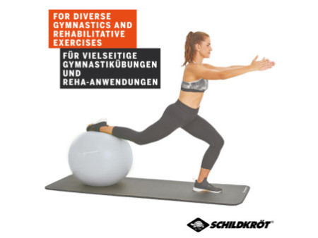 SCHILDKRÖT Ballon de gymnastique, diamètre:850 mm,anthracite