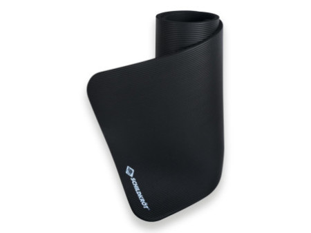 SCHILDKRÖT Tapis de sol de fitness, 15 mm, noir
