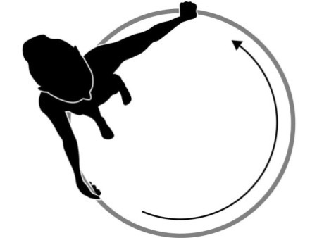 SCHILDKRÖT Cerceau de fitness, 1.000 mm, gris/bleu ciel