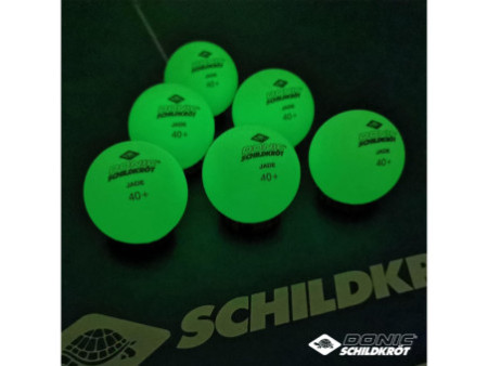 DONIC SCHILDKRÖT Balle de tennis de table 'Glow in the dark'