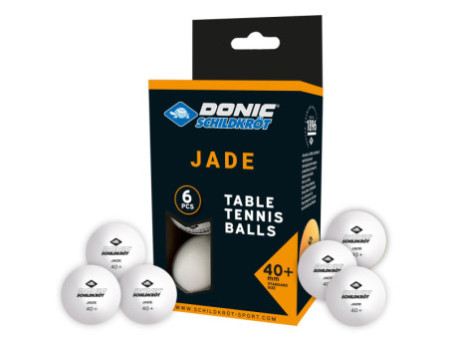 DONIC SCHILDKRÖT Balle de tennis de table Jade, boîte de 6