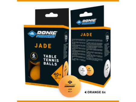 DONIC SCHILDKRÖT Balle de tennis de table Jade, boîte de 6