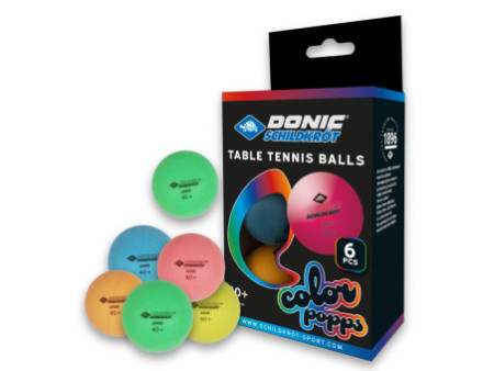 DONIC SCHILDKRÖT Balle de tennis de table 'Color Popps'