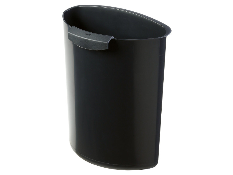 HAN Insert à déchets MOON, PP, 6 litres, sans couvercle,noir
