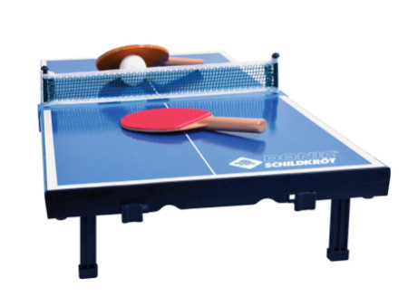 DONIC SCHILDKRÖT Mini-table de tennis de table, kit, bleu
