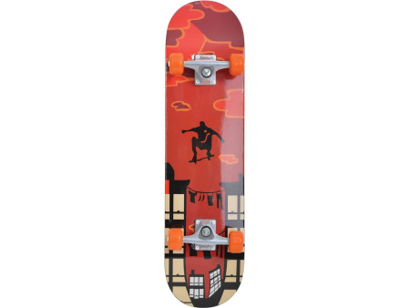 SCHILDKRÖT Skateboard 'Kicker 31' Red Parkour