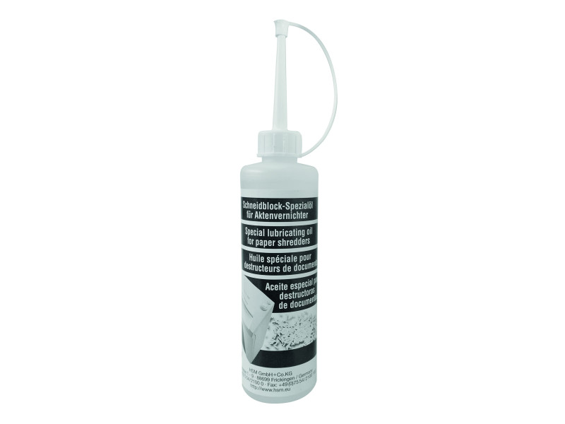 HSM Huile spéciale pour destructeur de documents, 250 ml