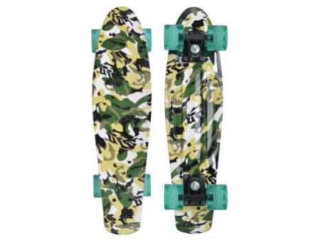 SCHILDKRÖT Skateboard rétro Free Spirit Camouflage