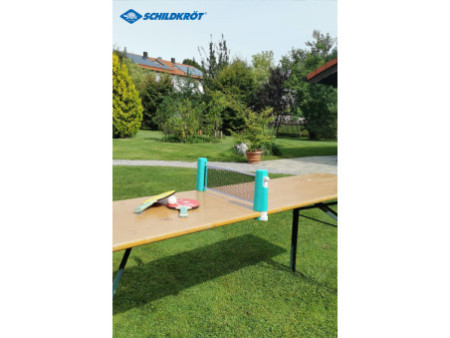 SCHILDKRÖT Set de tennis de table Spin, motif tropical