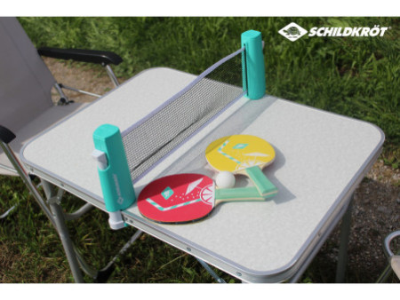 SCHILDKRÖT Set de tennis de table Spin, motif tropical