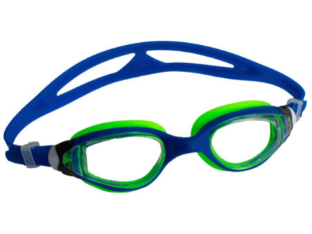 SCHILDKRÖT Lunettes de natation Junior 'Capri', bleu/vert