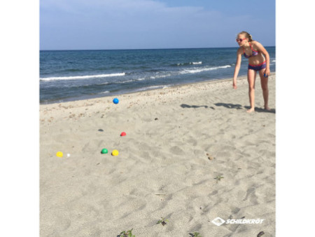 SCHILDKRÖT Set de boules de pétanque, plastique, assorti