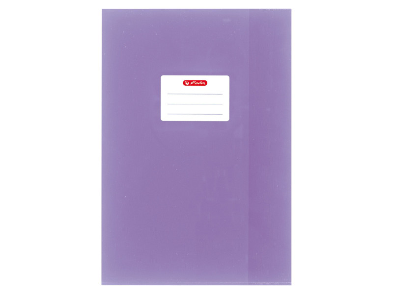 herlitz Protège-cahier format A4, gaufré (raphia), PP,violet
