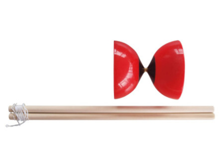 SCHILDKRÖT Diabolo, en polyéthylène, rouge