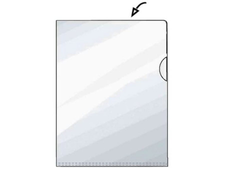 HETZEL Pochette transparente Standard, A4, PVC, grainé, 0,15