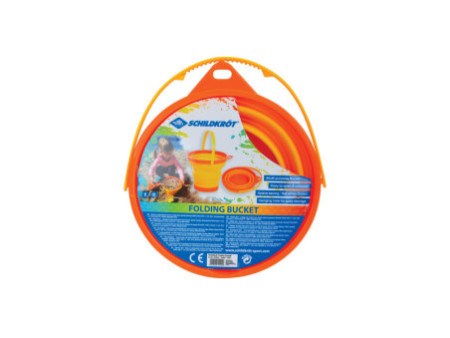 SCHILDKRÖT Seau de plage, pliable, orange