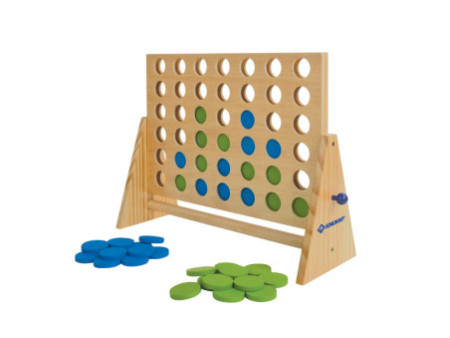SCHILDKRÖT 4 à la suite, jeu classique en bois
