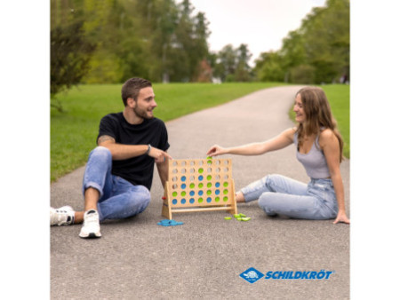 SCHILDKRÖT 4 à la suite, jeu classique en bois