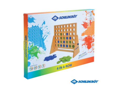 SCHILDKRÖT 4 à la suite, jeu classique en bois