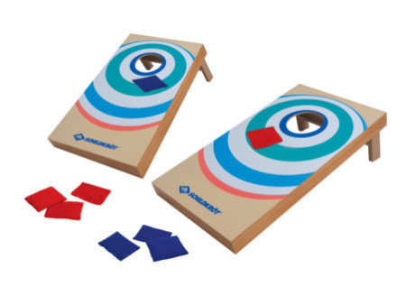SCHILDKRÖT Jeu de cornhole, en bois MDF