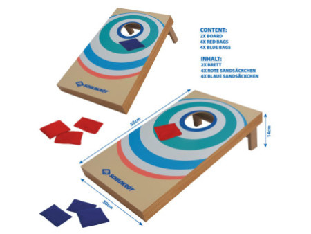 SCHILDKRÖT Jeu de cornhole, en bois MDF