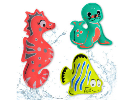 SCHILDKRÖT Petits animaux de plongée en néoprène, set de 3