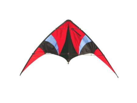 SCHILDKRÖT Cerf-volant acrobatique Stunt Kite 140, rouge