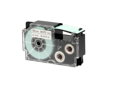 ruban pour CASIO Label Printer, 18 mm de large, 8 m de long