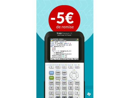 TEXAS INSTRUMENTS Calculatrice graphique TI-83 Premium CE